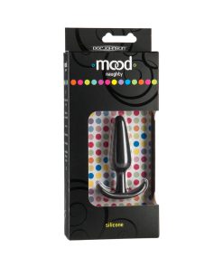 Mood - Naughty - Small Black Silicone Butt Plug