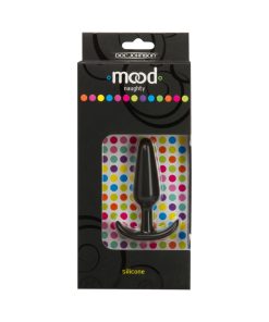 Mood - Naughty - Small Black Silicone Butt Plug