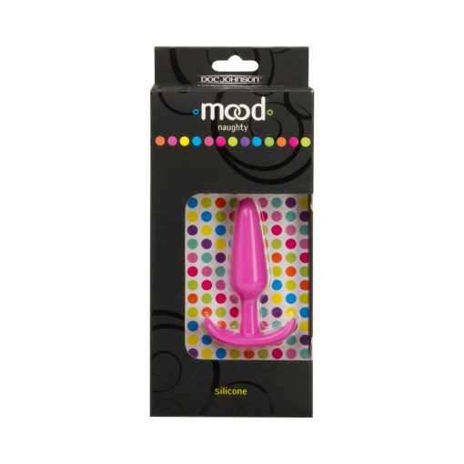 Mood - Naughty - Small Pink Silicone Butt Plug - Image 3