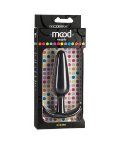 Mood - Naughty - Large Black Silicone Butt Plug