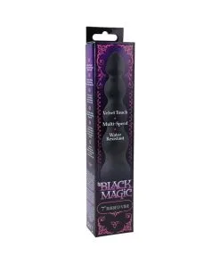 Black Magic 7In Ribbed Vibrator