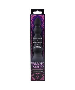 Black Magic 7In Ribbed Vibrator