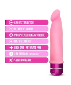 Luxe Purity Silicone Vibrator Pink