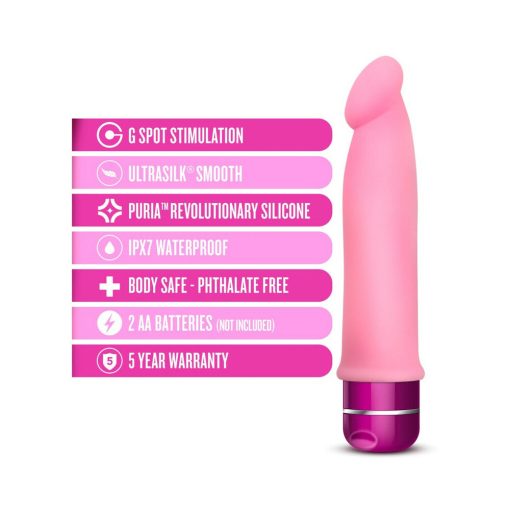 Luxe Purity Silicone Vibrator Pink - Image 7