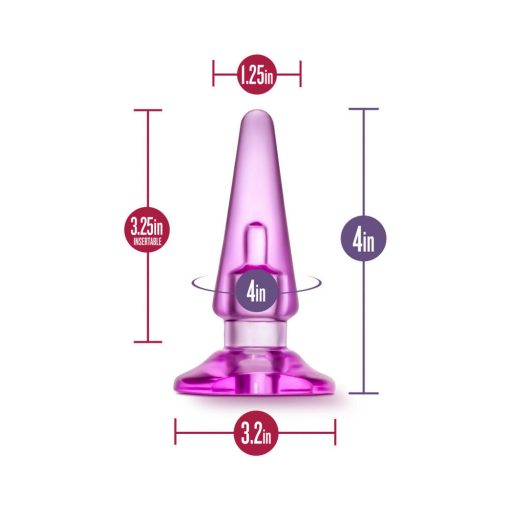 B Yours Basic Anal Plug Pink - Image 6
