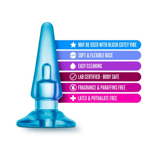 B Yours Basic Anal Plug Blue - Image 5