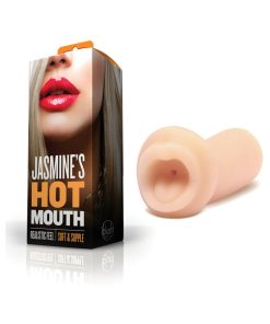 X5 Men Jasmine'S Hot Mouth Oral Stroker Beige