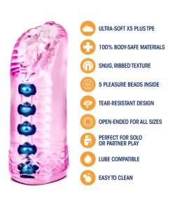 M For Men Sexy Snatch Vagina Stroker Pink