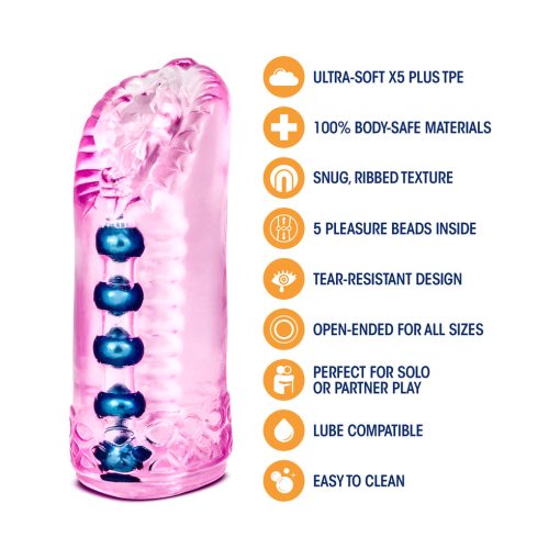 M For Men Sexy Snatch Vagina Stroker Pink - Image 6
