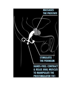 Performance Prostimulator Vx1 Prostate Massager Black