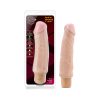 X5 Plus Hard On Realistic 9 In. Vibrating Dildo Beige