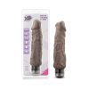 X5 Plus Hard On Realistic 9 In. Vibrating Dildo Brown