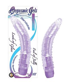 Orgasmic Gels Sensation 7In. Bendable Multispeed Vibe (Purple)