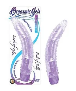 Orgasmic Gels Sensation 7In. Bendable Multispeed Vibe (Purple)