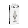Icicles No. 26 Glass Anal Plug 4.5 In. Clear