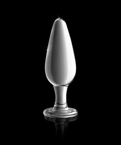 Icicles No. 26 Glass Anal Plug 4.5 In. Clear