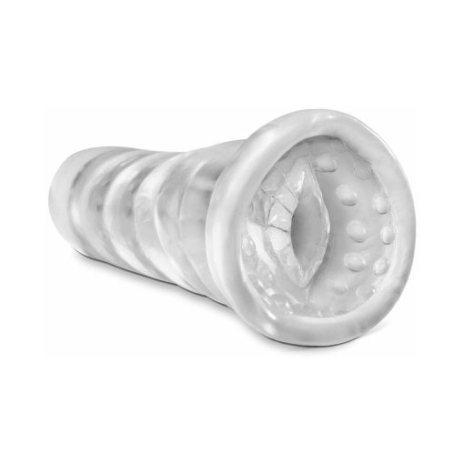 Pdx Head-Master Snatch Vaginal Stroker Clear - Image 3