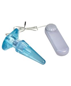 B Yours Basic Anal Pleaser Remote-Controlled Vibrating Anal Plug Blue