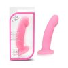 Luxe Cici 6.5 In. Curved Silicone Dildo Pink