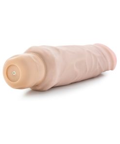 Au Naturel Home Wrecker 9.5 In. Dual Density Vibrating Dildo Beige