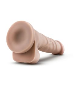 Dr. Skin Basic 7 Realistic 7.75 In. Dildo With Balls Beige