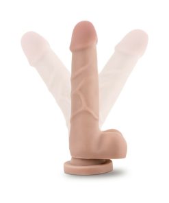 Dr. Skin Basic 7 Realistic 7.75 In. Dildo With Balls Beige