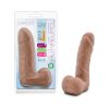 Au Naturel Carlito 5 In. Posable Dual Density Dildo With Balls Tan