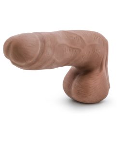Au Naturel Carlito 5 In. Posable Dual Density Dildo With Balls Tan