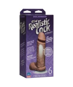 The Realistic Cock - Ur3 - 6 Inch Brown