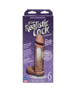 The Realistic Cock - Ur3 - 6 Inch Brown