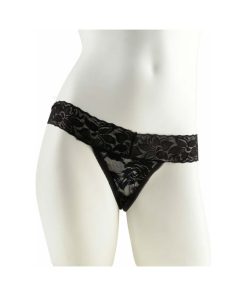 Fetish Fantasy Series Limited Edition Plus Size Remote Control Vibrating Panties Black