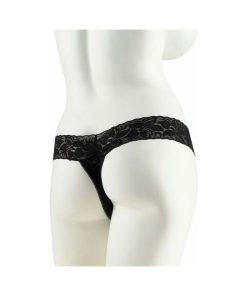 Fetish Fantasy Series Limited Edition Plus Size Remote Control Vibrating Panties Black