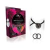 Sx For You Adjustable Faux Leather Beginner'S Harness Black