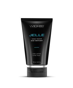 Wicked Jelle Water-Based Anal Lubricant 4 Oz.