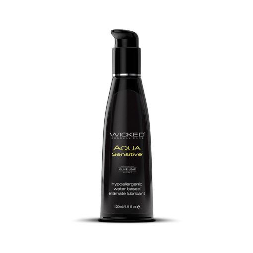 Wicked Aqua Sensitive Water-Based Lubricant 4 Oz.