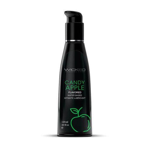Wicked Aqua Candy Apple Water-Based Lubricant 4 Oz.