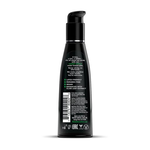 Wicked Aqua Candy Apple Water-Based Lubricant 4 Oz. - Image 2