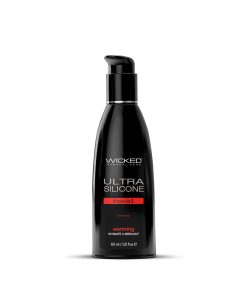 Wicked Ultra Heat Warming Silicone Lubricant 2 Oz.