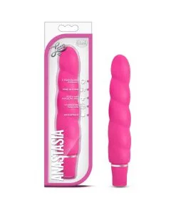 Luxe Anastasia Silicone Slimline Vibrator Pink