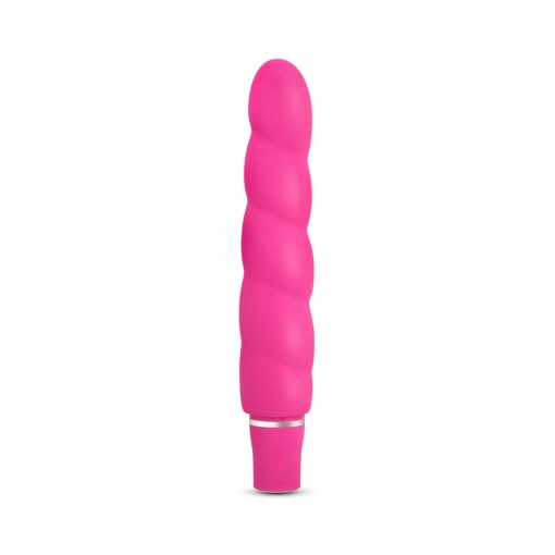 Luxe Anastasia Silicone Slimline Vibrator Pink - Image 2