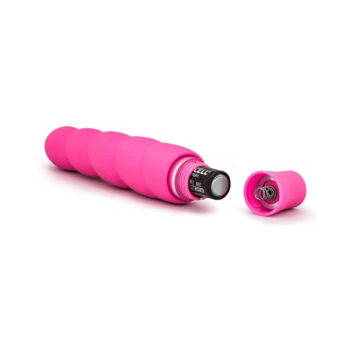 Luxe Anastasia Silicone Slimline Vibrator Pink - Image 4