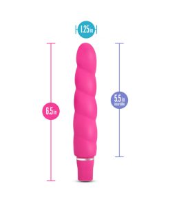 Luxe Anastasia Silicone Slimline Vibrator Pink