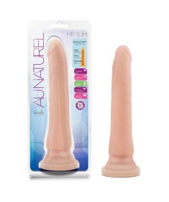 Au Naturel Mr. Slim 9.25 In. Posable Dual Density Dildo Beige