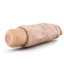 Dr. Skin Vibe 9 Realistic 7.5 In. Vibrating Dildo Beige