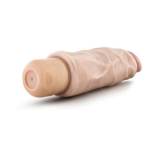 Dr. Skin Vibe 9 Realistic 7.5 In. Vibrating Dildo Beige - Image 5