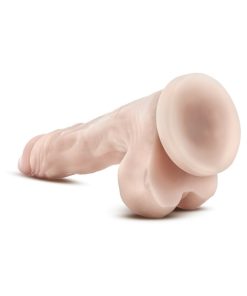 Dr. Skin Stud Muffin Realistic 8.5 In. Dildo With Balls Beige