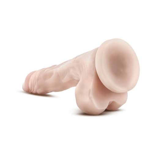Dr. Skin Stud Muffin Realistic 8.5 In. Dildo With Balls Beige - Image 4