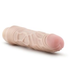 Dr. Skin Vibe 2 Realistic 9 In. Vibrating Dildo Beige