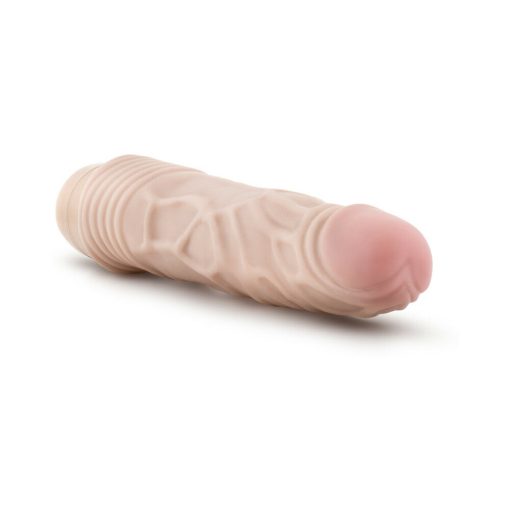 Dr. Skin Vibe 2 Realistic 9 In. Vibrating Dildo Beige - Image 4