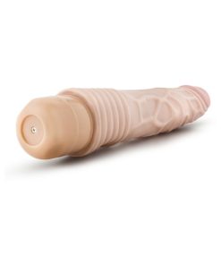 Dr. Skin Vibe 2 Realistic 9 In. Vibrating Dildo Beige